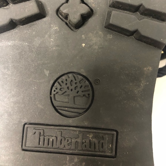 RARE Timberland velvet black boots Women Sz 9.5 - Picture 12 of 13